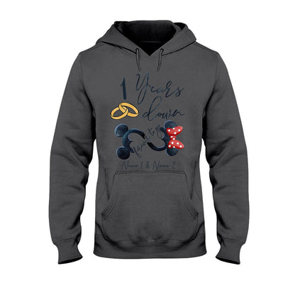Forever To Go - Personalized Couple Mouse T-shirt and Hoodie