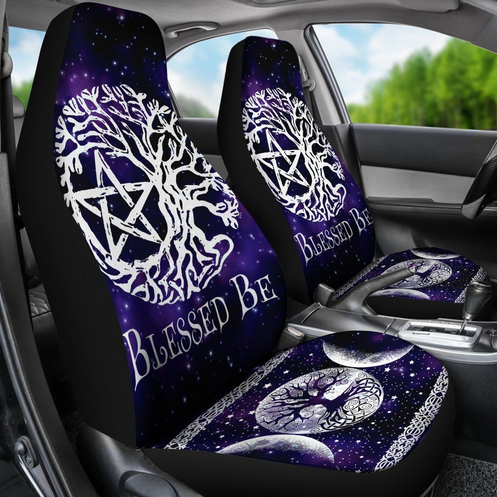 Blessed Be - Witch Seat Covers 0822