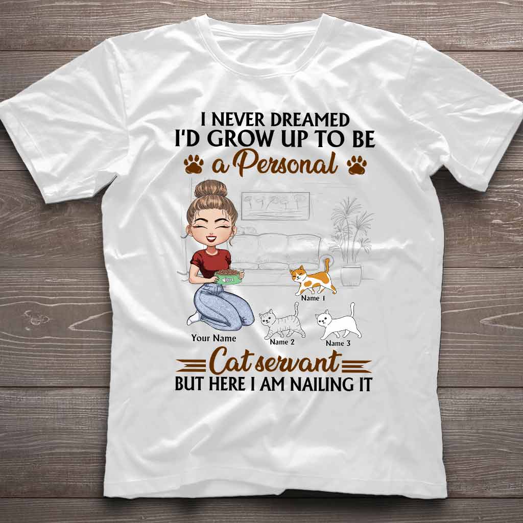 Personal Cat Servant - Personalized T-shirt and Hoodie