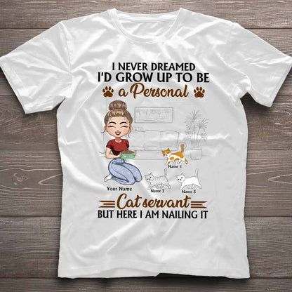 Personal Cat Servant - Personalized T-shirt and Hoodie