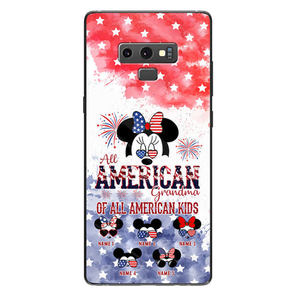All American Grandma - Personalized Independence Day Phone Case