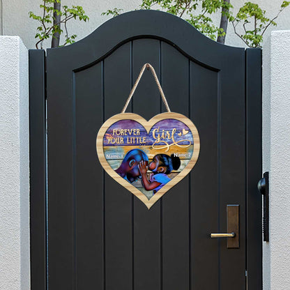 Forever Your Little Girl - Personalized Father's Day Wood Sign