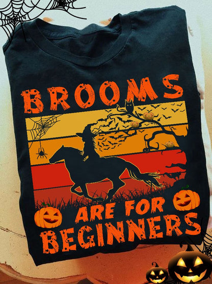 Brooms Are For Beginners Horse T-shirt and Hoodie 0823