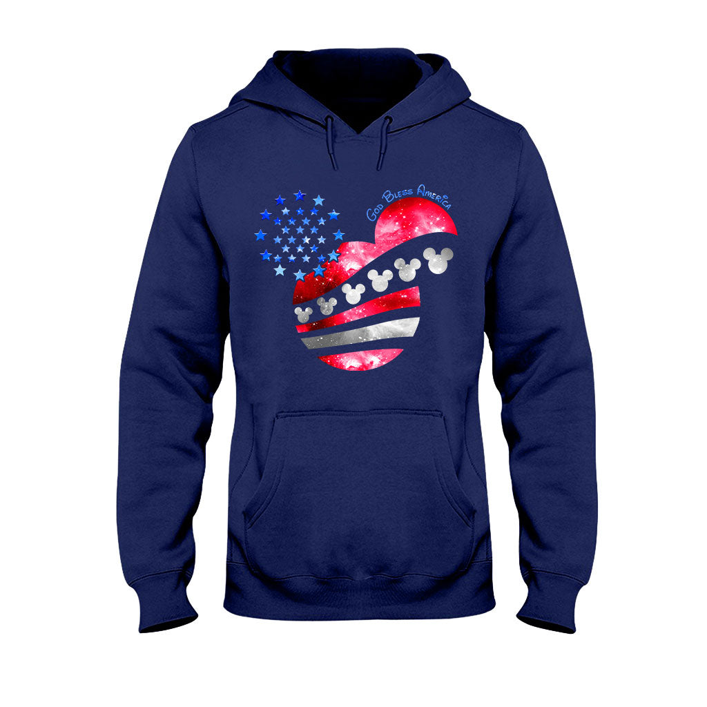 God Bless America Mouse Ears - Independence Day T-shirt and Hoodie