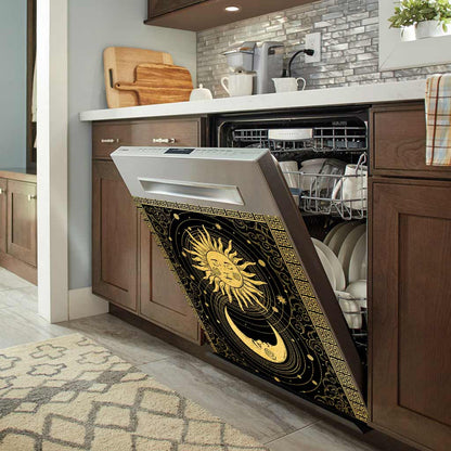 Sun And Moon Magic - Witch Dishwasher Cover