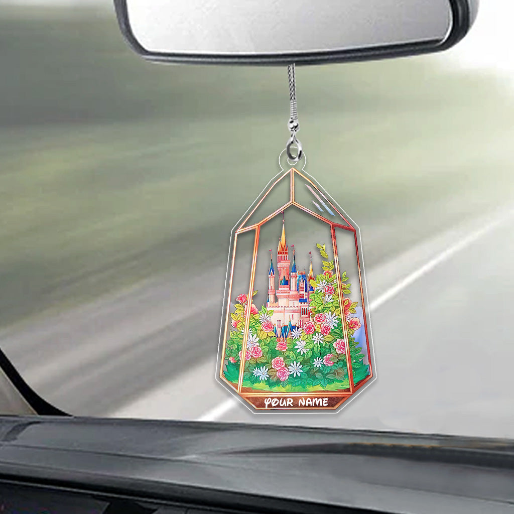 Magical Castle - Personalized Mouse Transparent Car Ornament