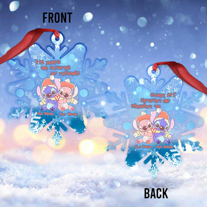 I’m Yours - Personalized Ohana Transparent Ornament