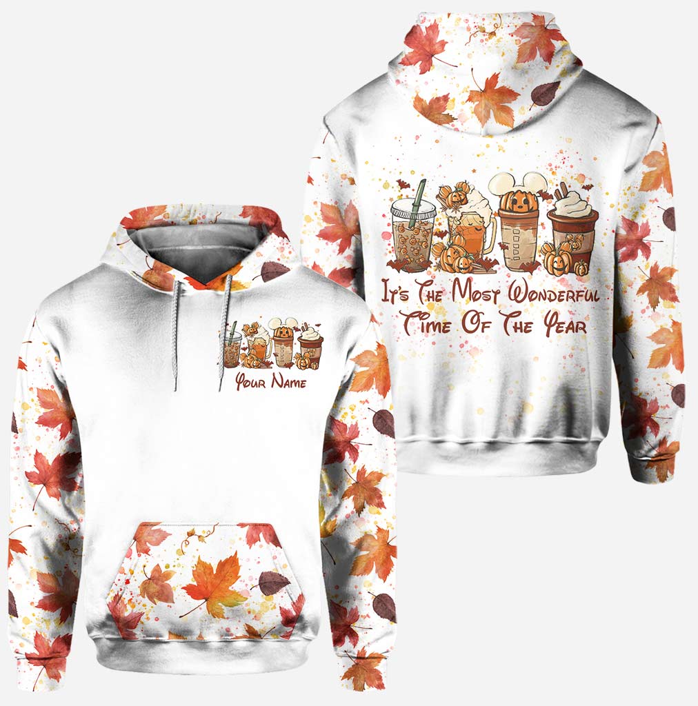 It's The Most Wonderful Time - Personalized Mouse Hoodie and Leggings