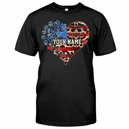The July Cat Mom - Personalized Independence Day Dog T-shirt and Hoodie