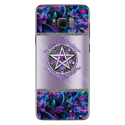Purple Pentacle Witch - Personalized Phone Case