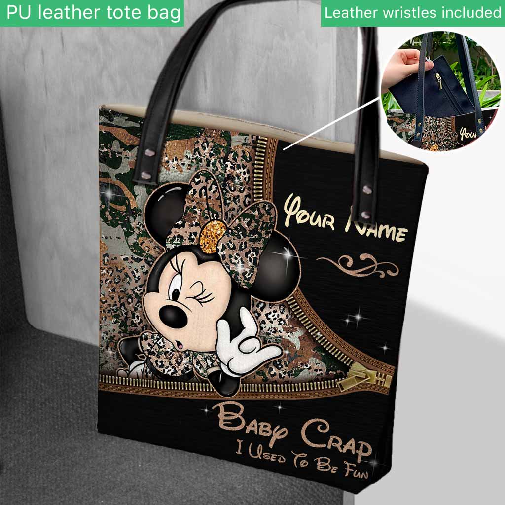 Baby Crap - Personalized Mother's Day Mouse Tote Bag