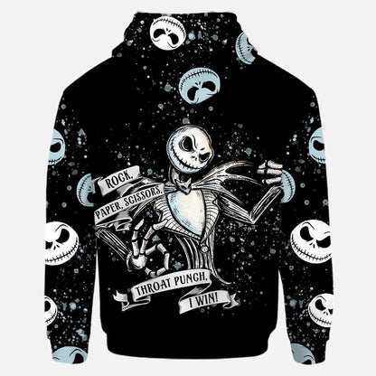 Rock Paper Scissors Nightmare - Personalized Hoodie And Leggings