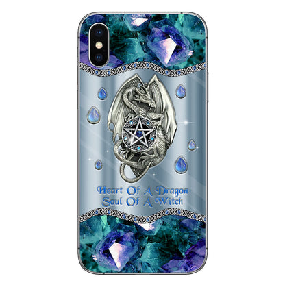 Heart Of A Dragon Soul Of A Witch 3D Pattern Print Phone Case
