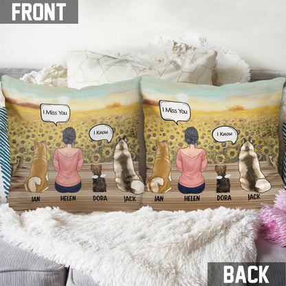 Still Talk About You - Personalized Dog Throw Pillow
