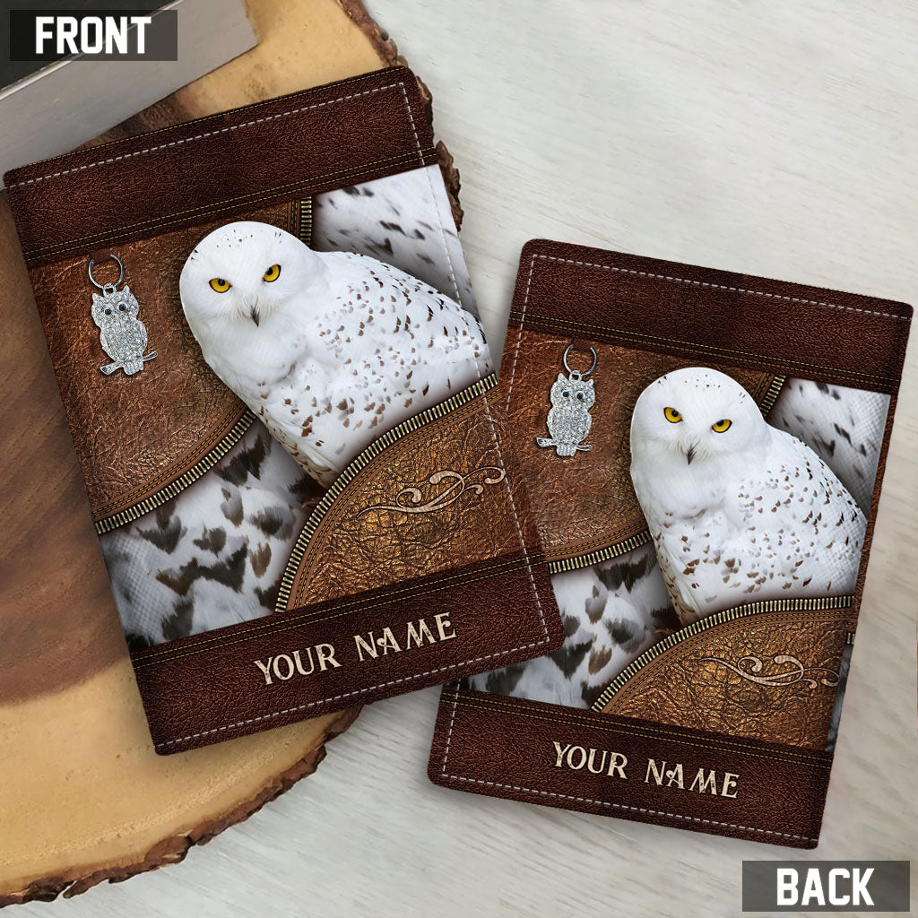 Snowy Owl - Personalized Owl Passport Holder