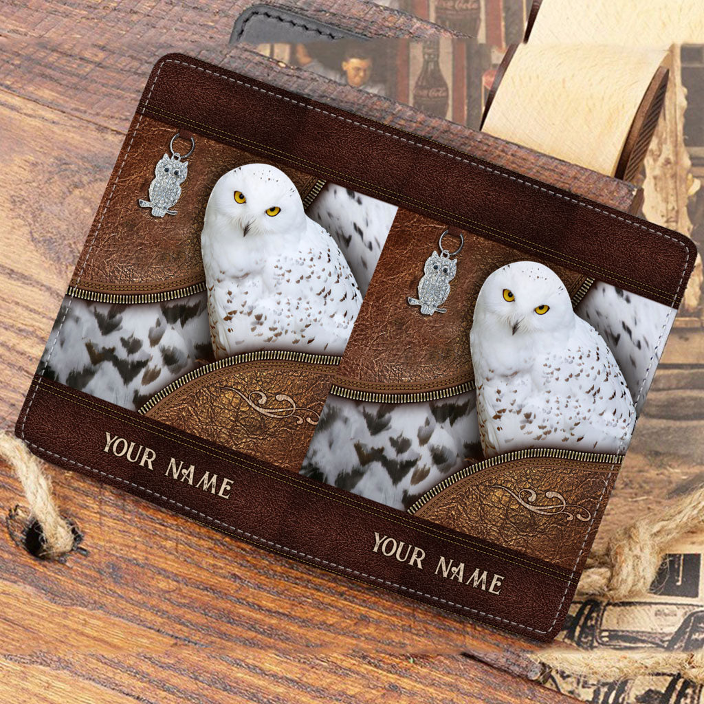Snowy Owl - Personalized Owl Passport Holder