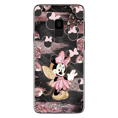 Little Pink Mouse Ears - Personalized Phone Case