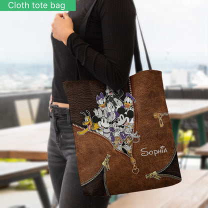 Magical 100th - Personalized Mouse Tote Bag