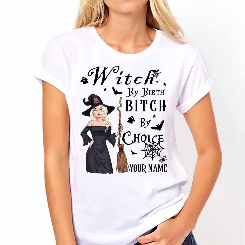 Witch By Birth - Personalized Witch T-shirt and Hoodie