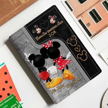 Travelling Together Since - Personalized Mouse Passport Holder