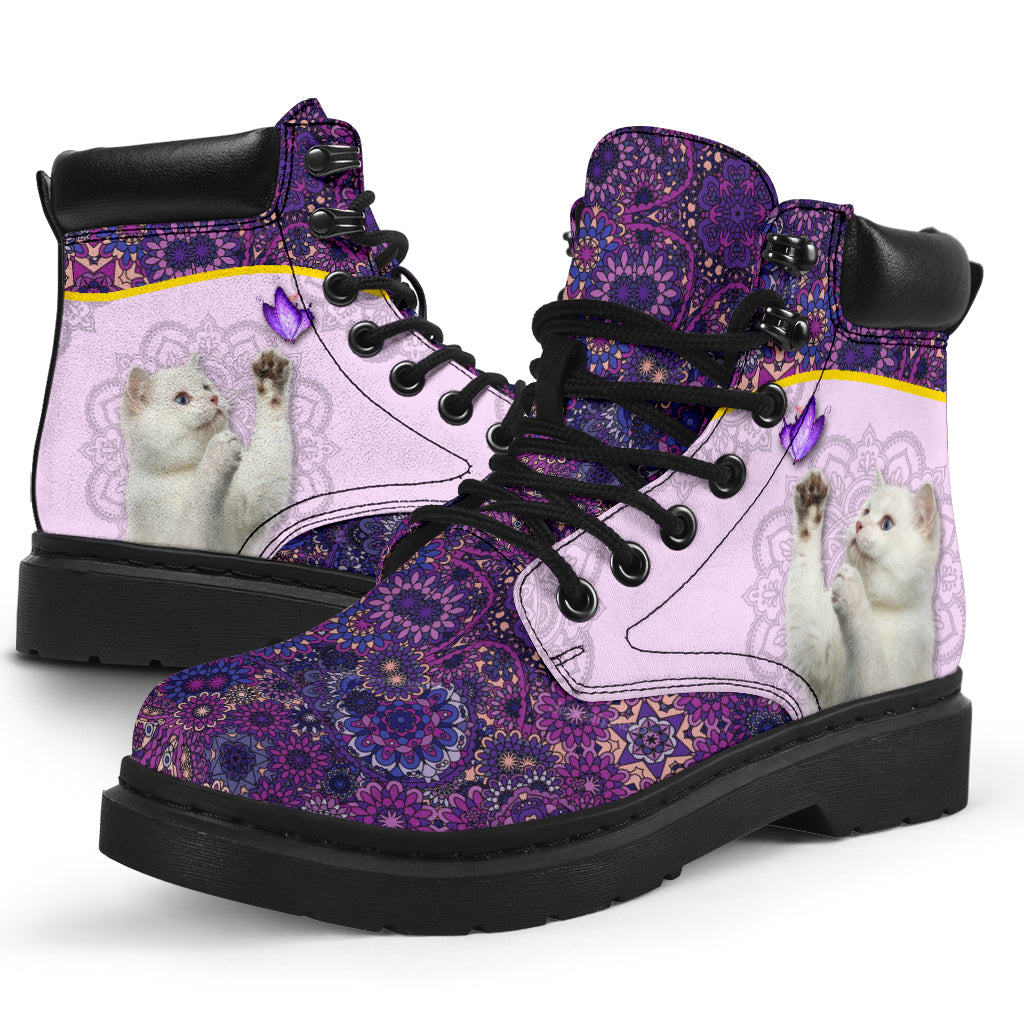 Cat Mandala Cat All Season Boots 0622
