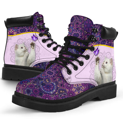 Cat Mandala Cat All Season Boots 0622