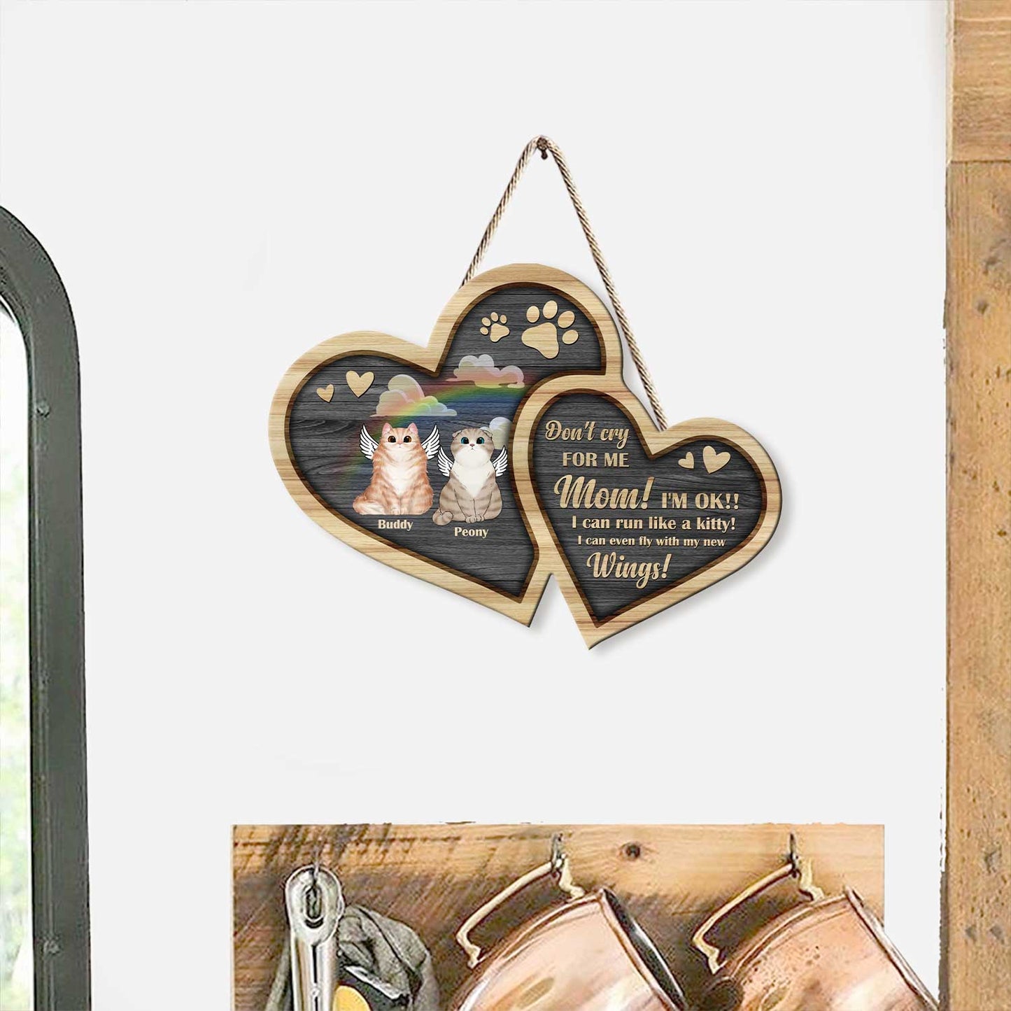 I Still Talk To You - Personalized Cat Wood Sign