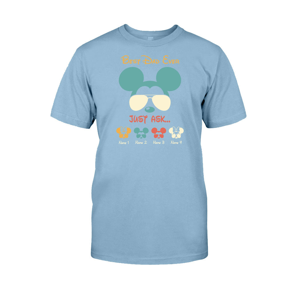 Best Dad Ever - Personalized Father's Day Mouse T-shirt and Hoodie
