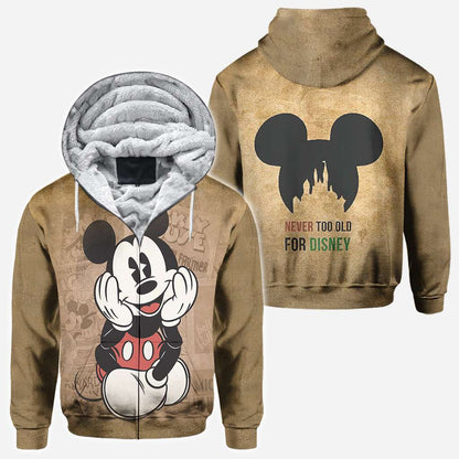 Never Too Old Mouse All Over Shirts