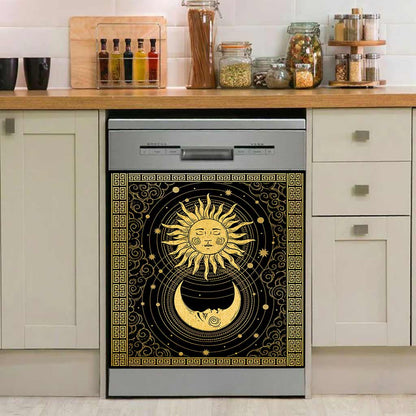Sun And Moon Magic - Witch Dishwasher Cover