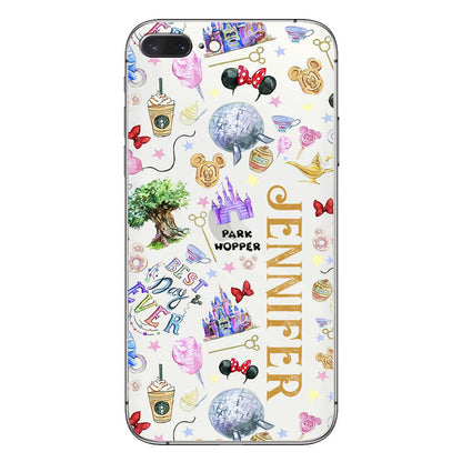 Lovely Mouse Ears - Personalized Mouse Clear Phone Case