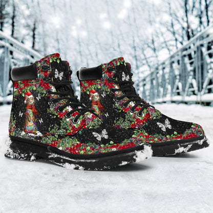 Meowy Christmas Cat All Season Boots 0622