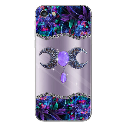 Mystery Witch Triple Moon - Personalized Phone Case With 3D Printed