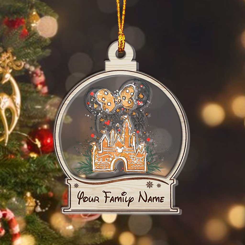 My Castle - Personalized Christmas Mouse Layers Mix Ornament