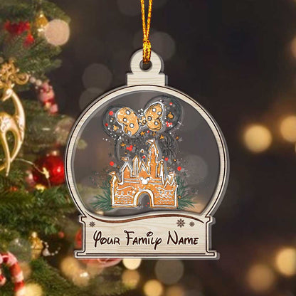 My Castle - Personalized Christmas Mouse Layers Mix Ornament