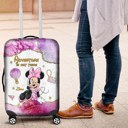 Adventure Is Out There - Personalized Mouse Luggage Cover