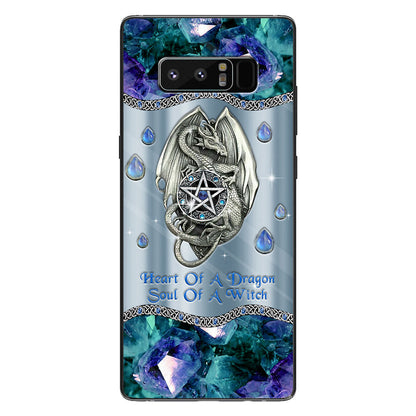 Heart Of A Dragon Soul Of A Witch 3D Pattern Print Phone Case
