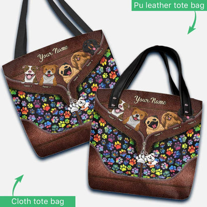 Home Is Where My Dog Is - Personalized Tote Bag