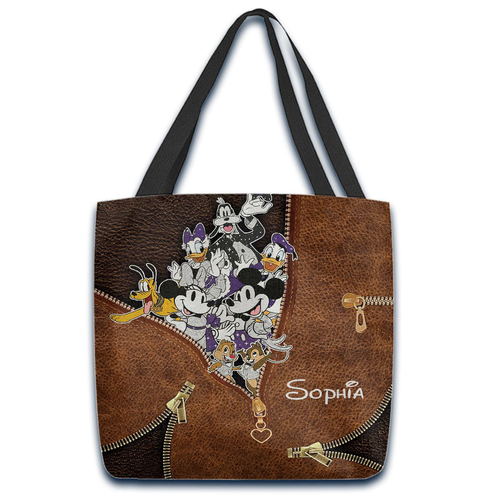 Magical 100th - Personalized Mouse Tote Bag