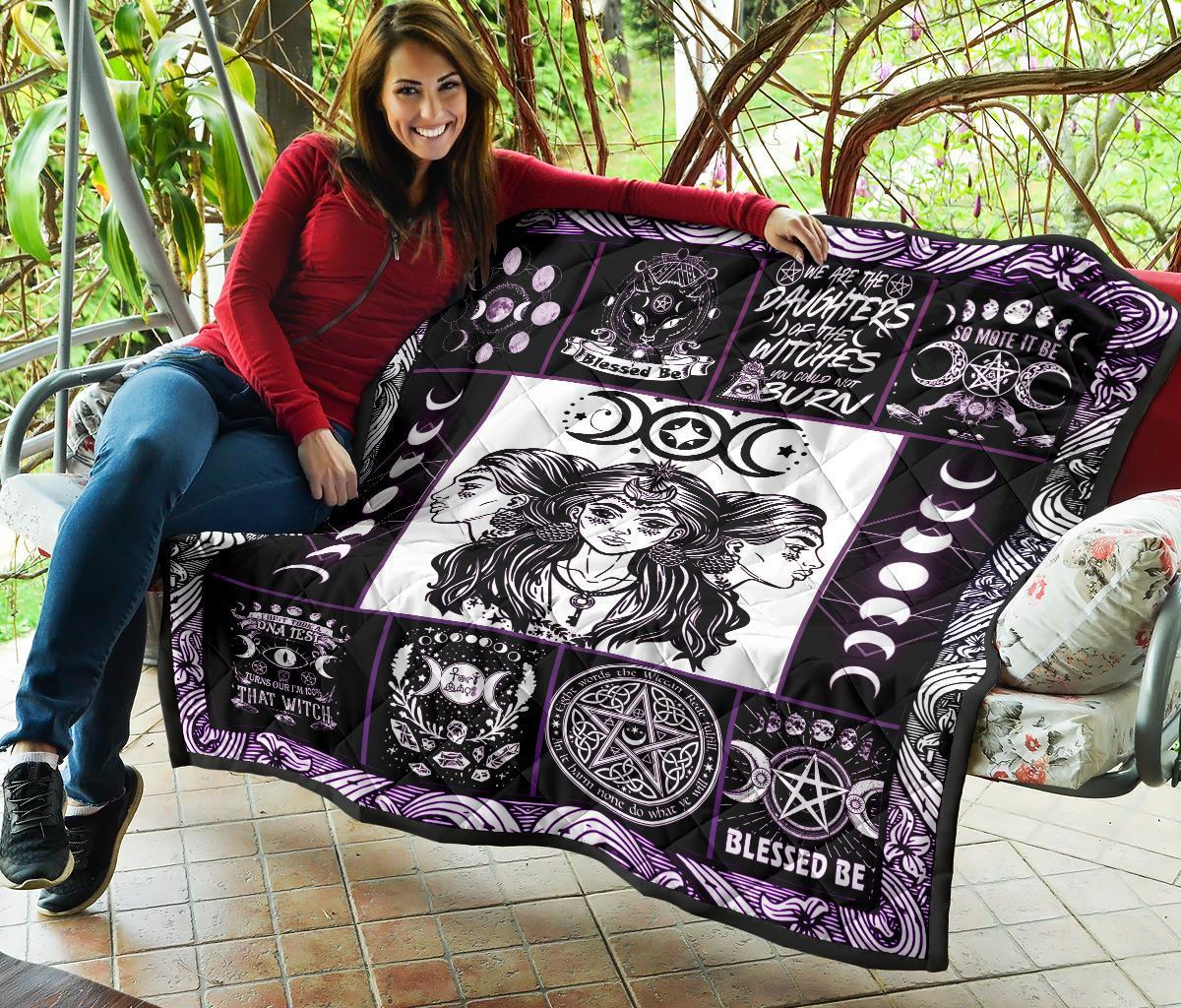 Triple Goddess Wicca - Witch Quilt 0822