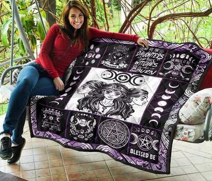 Triple Goddess Wicca - Witch Quilt 0822