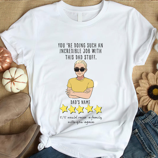 Incredible Dad - Personalized Father's Day T-shirt and Hoodie