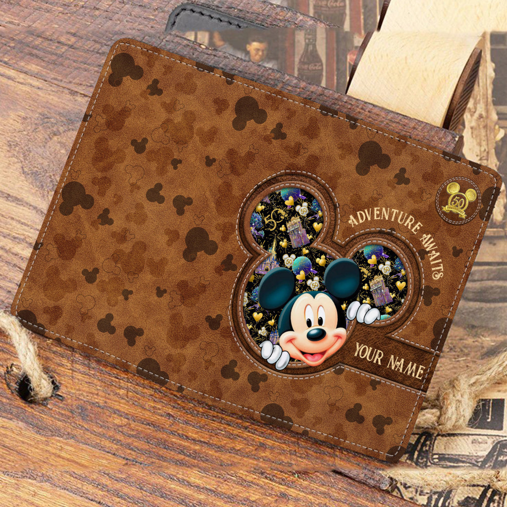 Adventure Awaits Magic Mouse Ears - Personalized Mouse Passport Holder