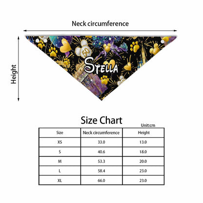 Magical Mouse Ears Lovely Paws - Personalized Mouse Pet Bandana