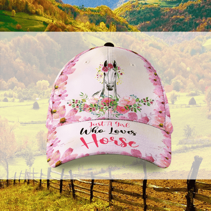 Just A Girl Who Love Horse Horse Classic Cap 0823