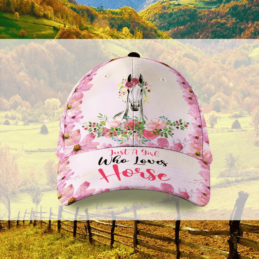 Just A Girl Who Love Horse Horse Classic Cap 0823