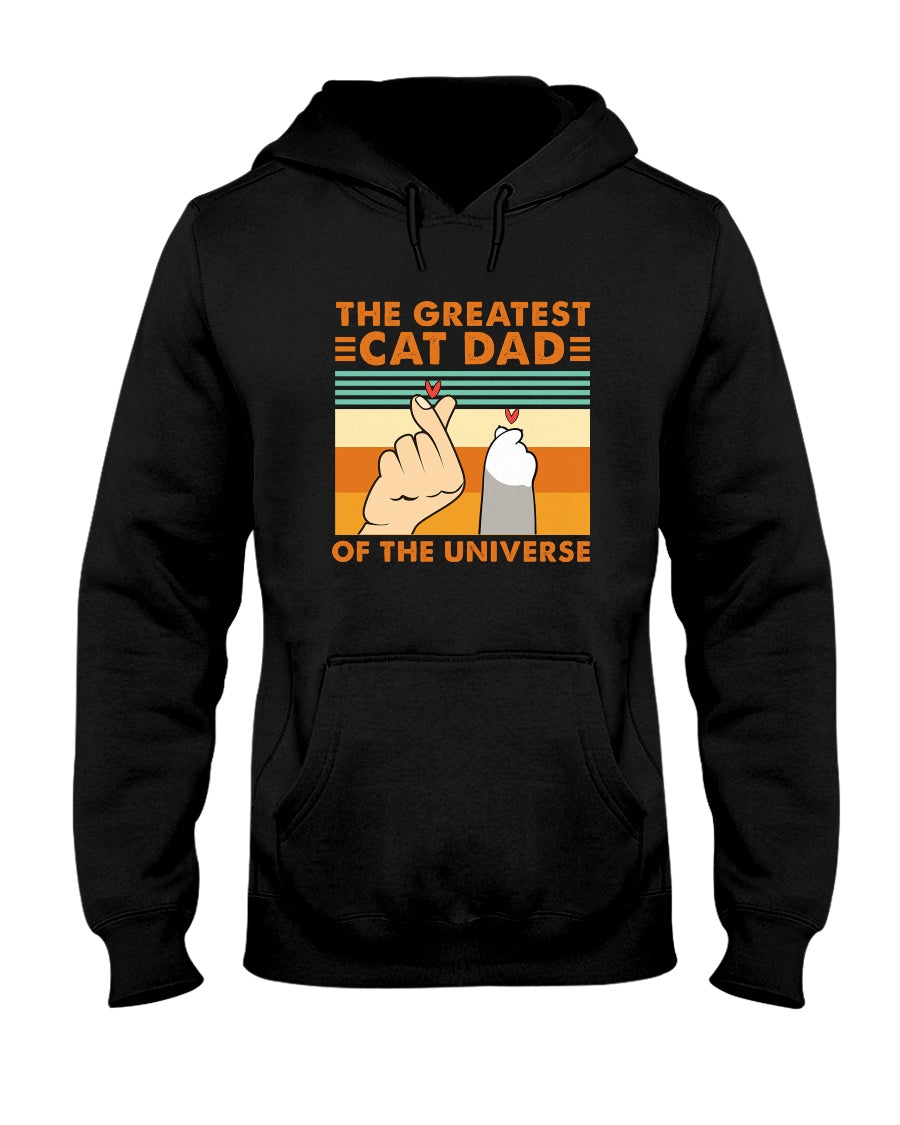 The Greatest Cat Dad Of The Universe - Cat T-shirt and Hoodie 0921