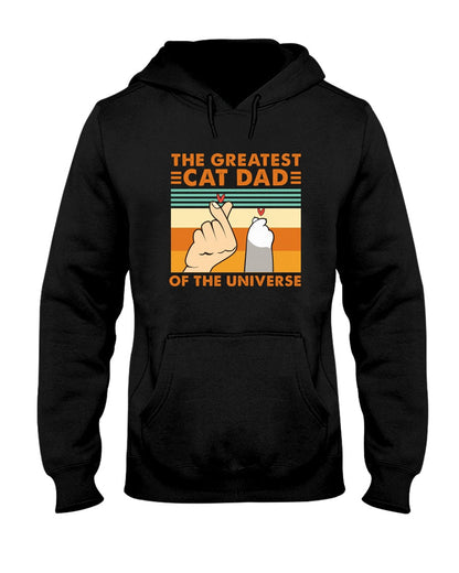 The Greatest Cat Dad Of The Universe - Cat T-shirt and Hoodie 0921