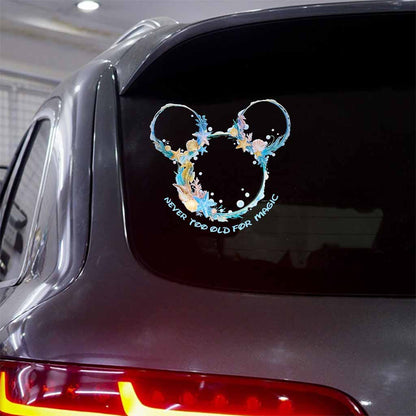 Never Too Old For Magic - Mouse Decal Full