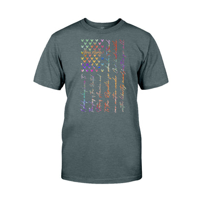 Mouse Ears Pledge Of Allegiance - Personalized Independence Day T-shirt and Hoodie